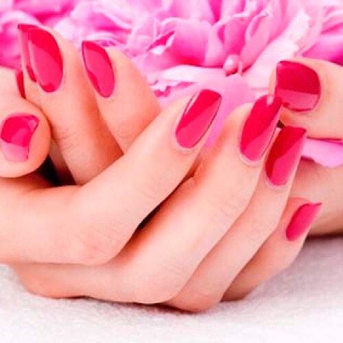 NAILS ONLY - Pink & White